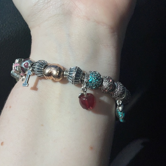 Authentic Pandora bracelet fully loaded with authentic charms - Picture 2 of 5